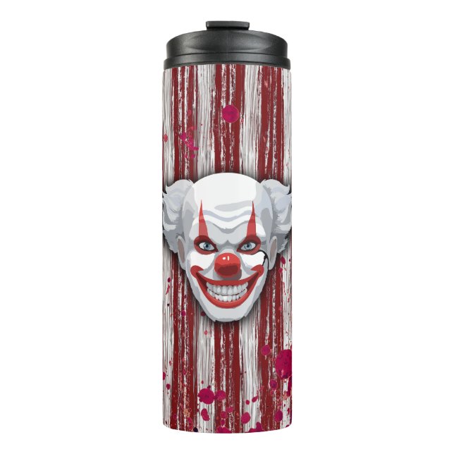 Bouteilles Isothermes Halloween du Carnaval de Clown déplaisant (Devant)