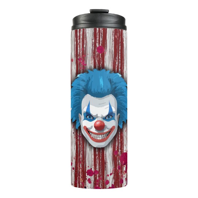 Bouteilles Isothermes Halloween du Carnaval de Clown déplaisant (Devant)