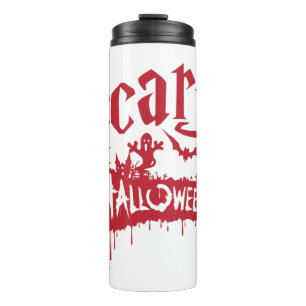 Bouteilles Isothermes Halloween effrayant