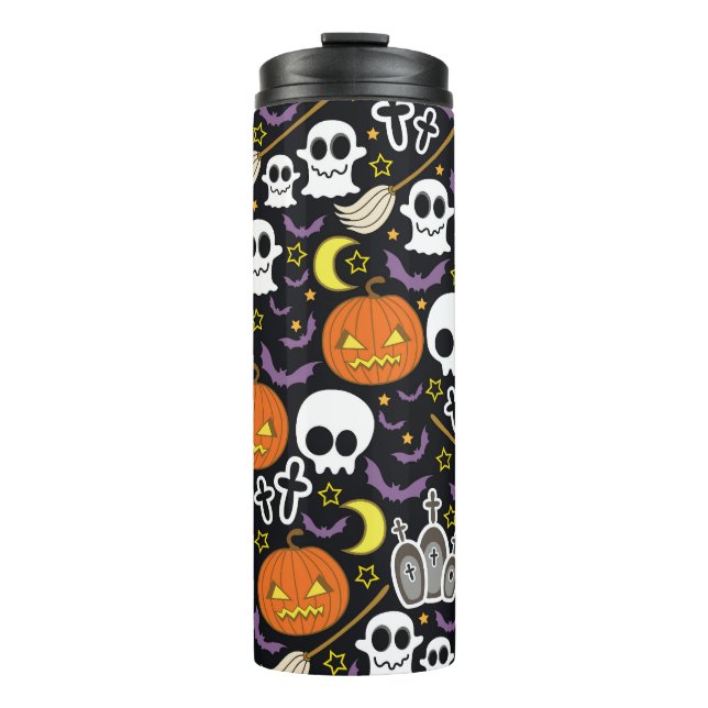 Bouteilles Isothermes Halloween éffrayant : Conception Arrière - plan à  (Devant)