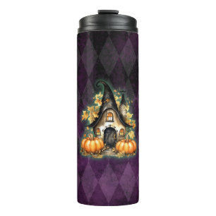 Bouteilles Isothermes Halloween Gothique Automne Fée Cottage Purple Jacq