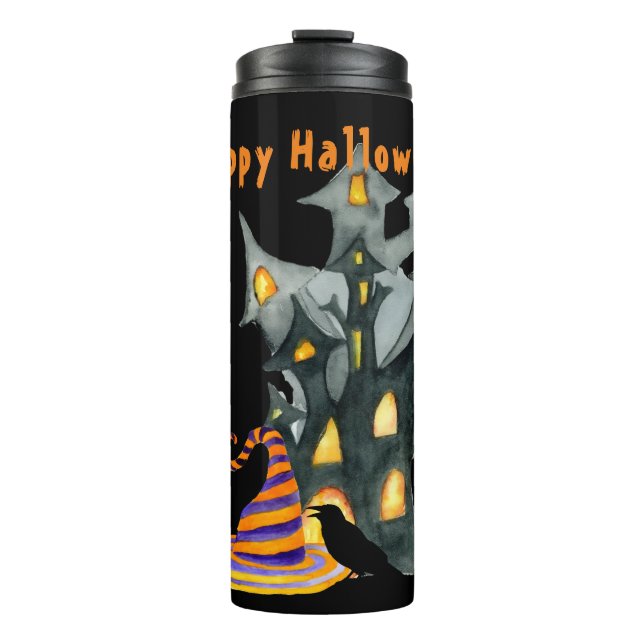 Bouteilles Isothermes Halloween Maison & Casquette (Devant)