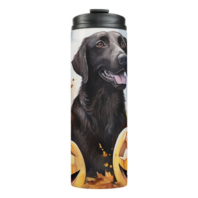 Bouteilles Isothermes Halloween Nouvelle-Écosse avec la peur Citrouille (Devant)