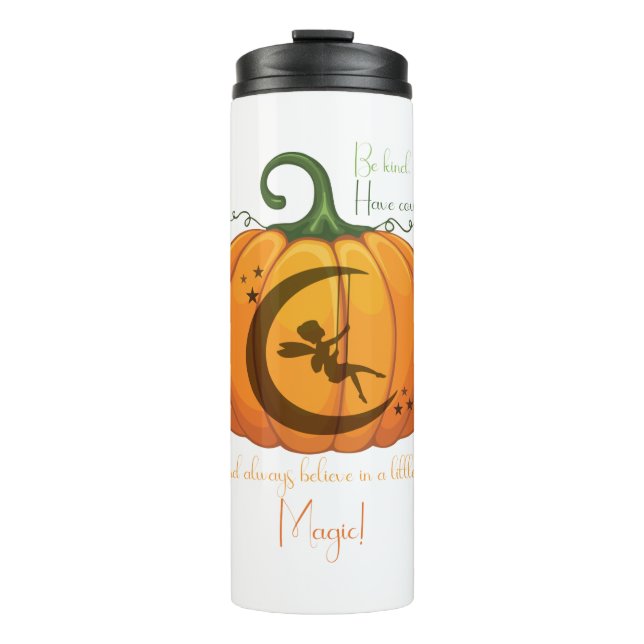 Bouteilles Isothermes Halloween Pumpkin Fairy design (Devant)