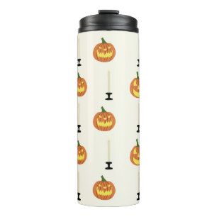 Bouteilles Isothermes Halloween sans couture motif avec citrouilles et b