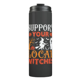 Bouteilles Isothermes Halloween Soutenez Vos Sorcières Locales Graphique