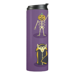 Bouteilles Isothermes Halloween Squelette Dracula Mummy Griffe Reaper