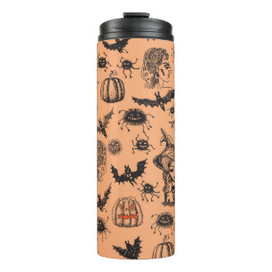 Bouteilles Isothermes Halloween Witch Silhouette : Motif de dessin animé
