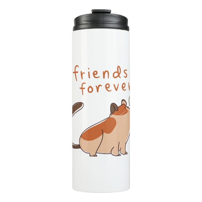 Bouteilles Isothermes Hamster et Bird Best Friend (Devant)