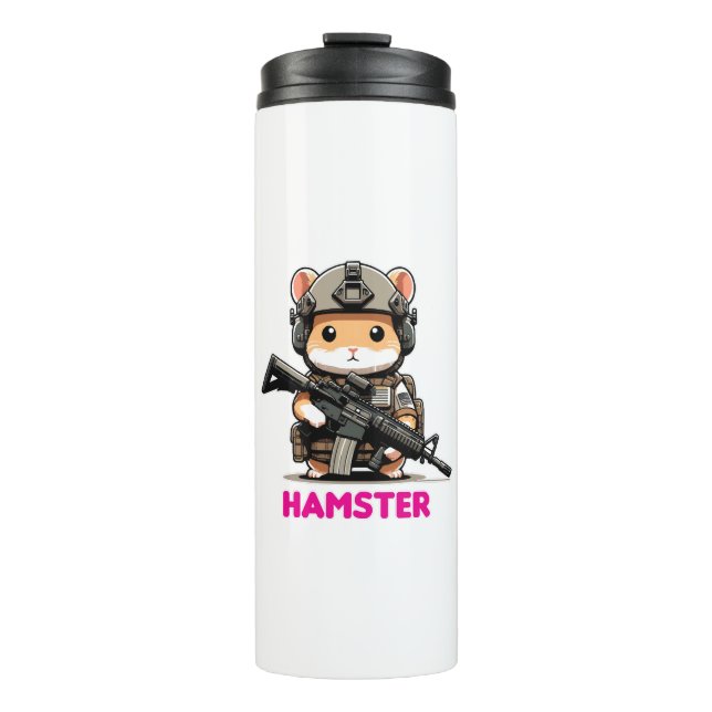 Bouteilles Isothermes Hamster tactique (Devant)