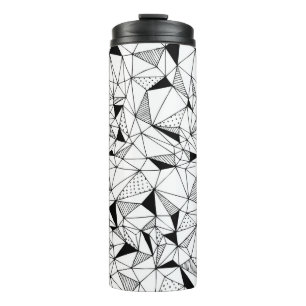 Bouteilles Isothermes hand drawn abstract geometrical background with po