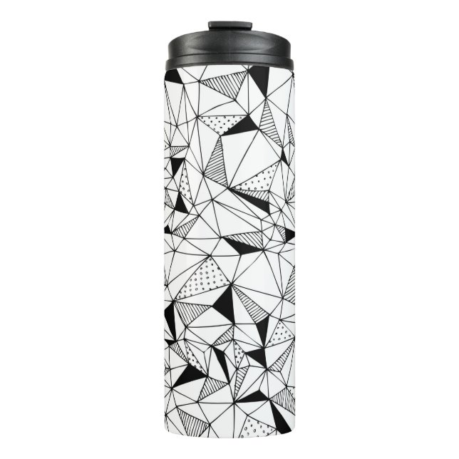 Bouteilles Isothermes hand drawn abstract geometrical background with po (Devant)