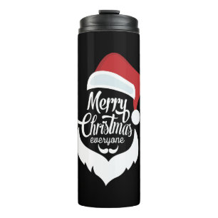 Bouteilles Isothermes Happy Christmas   Santa Claus Say Merry Christmas