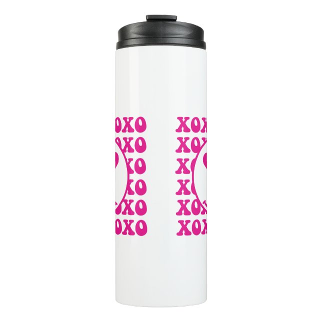 Bouteilles Isothermes Happy Face, xoxo, valentine, custom mug, cup (Devant)
