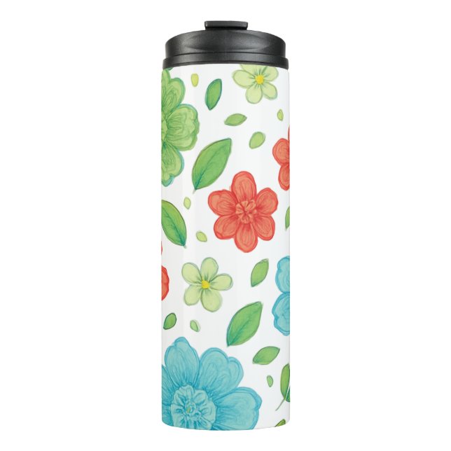 Bouteilles Isothermes Happy Flowers & Smiling Creatures Digital Print -  (Devant)