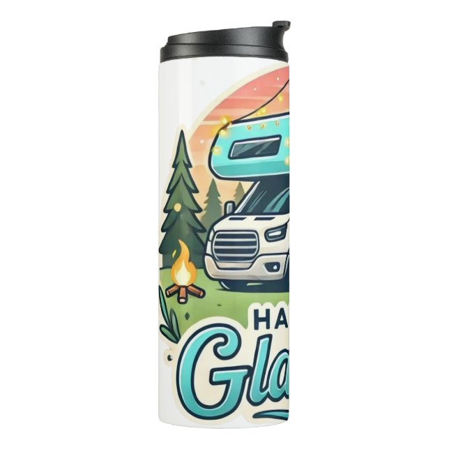 Bouteilles Isothermes Happy Glamper Travel Mug - Adventure Await (Tourné sur la gauche)