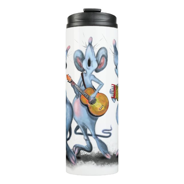 Bouteilles Isothermes Happy Mouse Music Band Fun Thermal Tumbler (Devant)