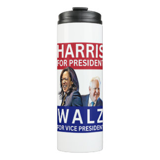 Bouteilles Isothermes Harris Pour Président Walz Pour Vice-Président Kam