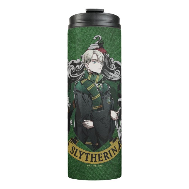 Bouteilles Isothermes HARRY POTTER™ | Anime Draco Malfoy House Crest (Devant)