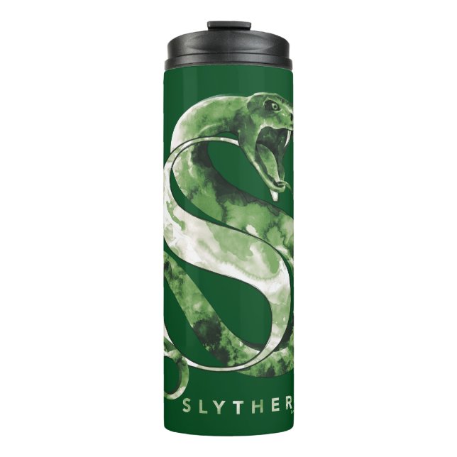 Bouteilles Isothermes Harry Potter | Aquarelle SLYTHERIN™ (Devant)