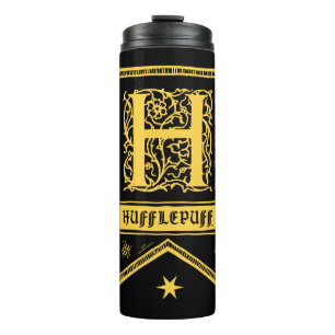 Bouteilles Isothermes Harry Potter Bannière Monogramme Hufflepuff