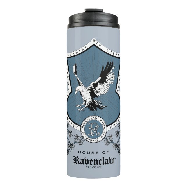 Bouteilles Isothermes HARRY POTTER™ | Délicat croquis RAVENCLAW™ Crest (Devant)