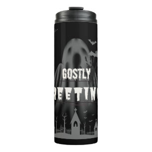 Bouteilles Isothermes Haunted Halloween nuit Éffrayant Graveyard Salutat