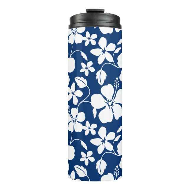 BOUTEILLES ISOTHERMES HAWAIIAN HULA (HIBISCUS) NAVY (Devant)