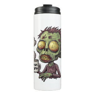 Bouteilles Isothermes Heure du café Zombie Halloween