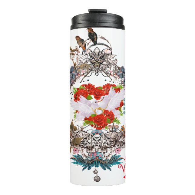 Bouteilles Isothermes Heureuse Sainte-Valentin (Devant)