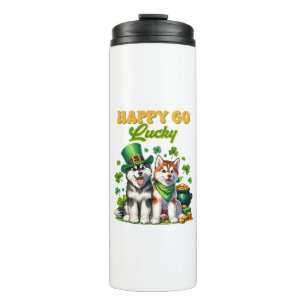 Bouteilles Isothermes Heureux au Hasard Toutou Husky Mignon St. Patrick