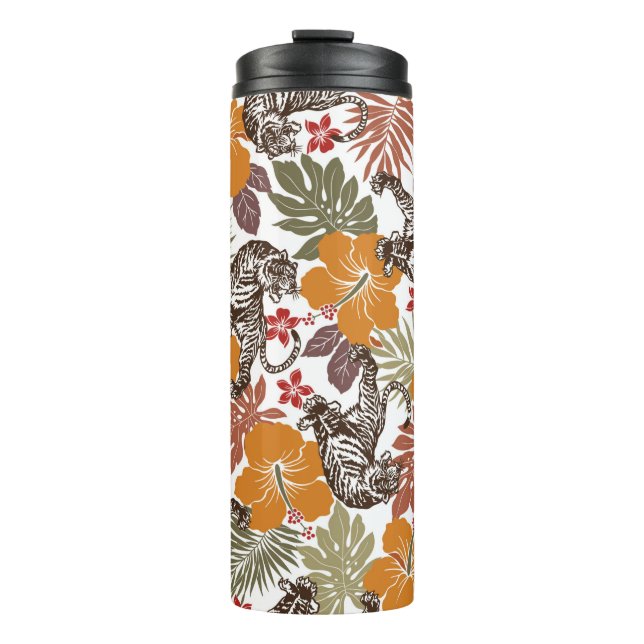 Bouteilles Isothermes Hibiscus tiger motif (Devant)