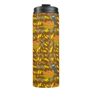 Bouteilles Isothermes Hibou et Citrouilles d'Automne – Gourde