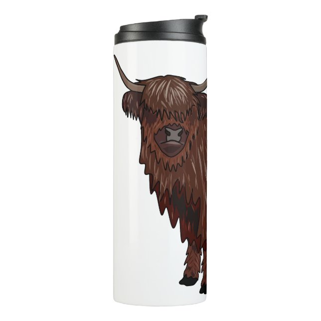 Bouteilles Isothermes Highland cow (Tourné sur la gauche)