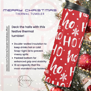 Bouteilles Isothermes Ho-Ho-Ho Joyeux Paruline Thermique De Noël