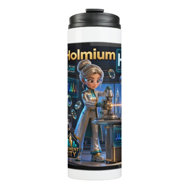 Bouteilles Isothermes  Holmium (Ho) – Atomique | Collection ATOMIVRA™ (Devant)