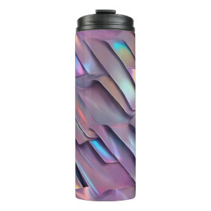 Bouteilles Isothermes Holographie abstraite/iridescente futuriste
