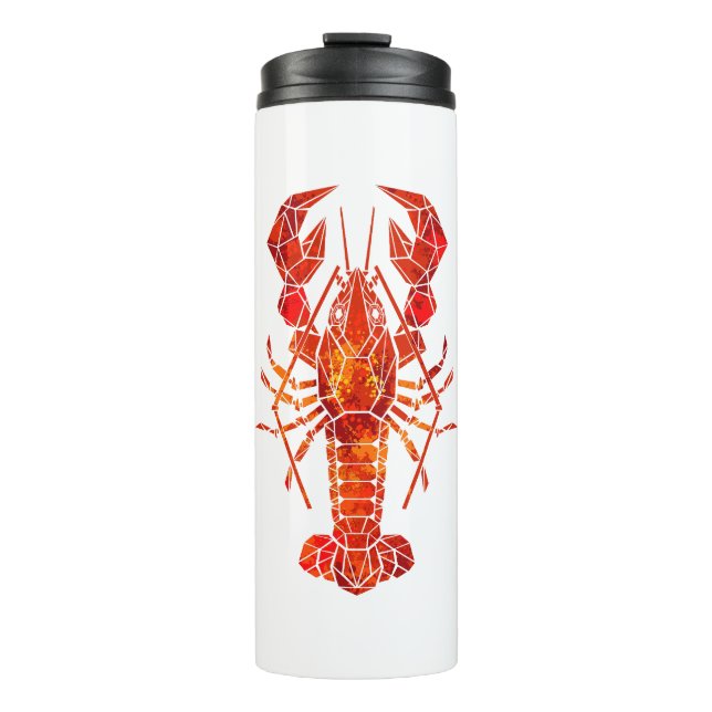 Bouteilles Isothermes Homard polygonal rouge (Devant)