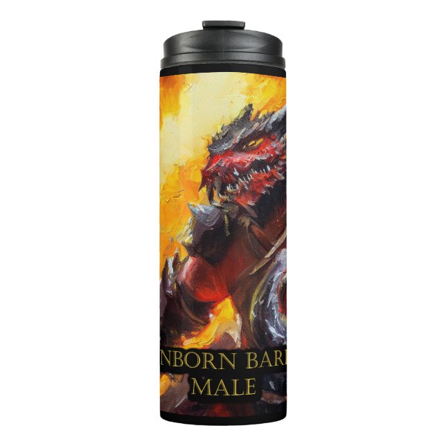 Bouteilles Isothermes Homme barbare (Devant)