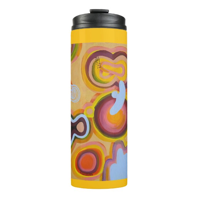 Bouteilles Isothermes horloge jaune (Devant)