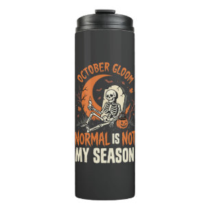 Bouteilles Isothermes Humeur de squelette d'humour noir d'Halloween
