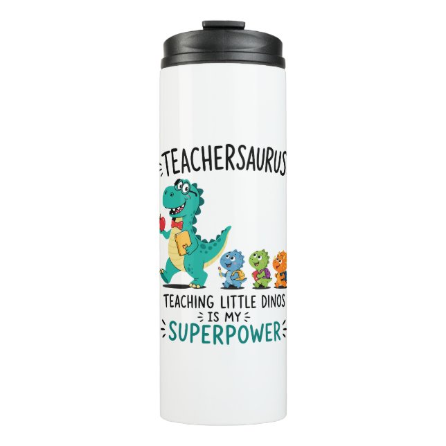 Bouteilles Isothermes Humour de professeur Teachersaurus avec de petits  (Devant)