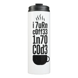 Bouteilles Isothermes Humour de programmeur – Du café dans le code