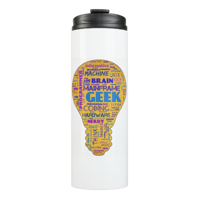 Bouteilles Isothermes Humour Technologique Drôle Geek - Cadeau pour Code (Devant)