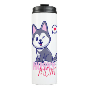 Bouteilles Isothermes Husky Chig Maman Cute Kawaii Chiot
