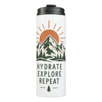 Bouteilles Isothermes Hydrate Explore Repeat Stainless Steel Bottle