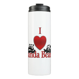 Bouteilles Isothermes I Heart Panda Bears