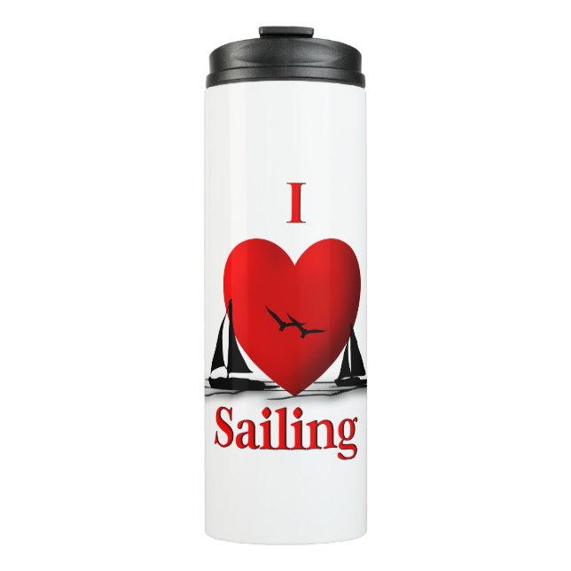 Bouteilles Isothermes I Heart Sailing (Devant)