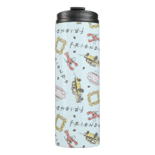 Bouteilles Isothermes Icônes d'aquarelle FRIENDS™ Motif