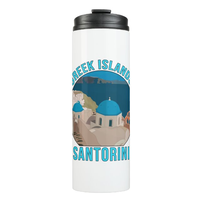 Bouteilles Isothermes Iles grecques Santorin (Devant)